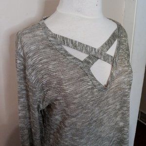 Shimmery Sweater Blouse